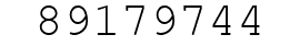 Number 89179744.