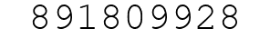 Number 891809928.