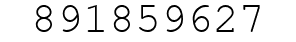 Number 891859627.