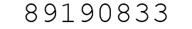 Number 89190833.