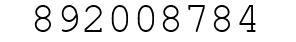 Number 892008784.