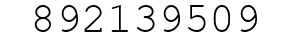 Number 892139509.