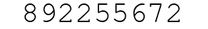 Number 892255672.