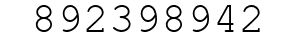 Number 892398942.