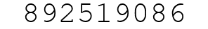 Number 892519086.