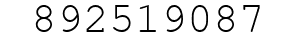 Number 892519087.