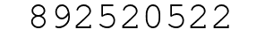 Number 892520522.
