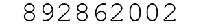 Number 892862002.