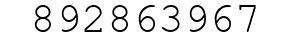 Number 892863967.