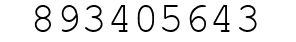 Number 893405643.