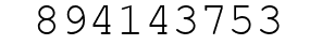 Number 894143753.