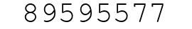 Number 89595577.