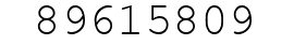 Number 89615809.