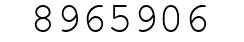 Number 8965906.