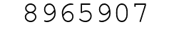 Number 8965907.