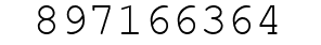 Number 897166364.