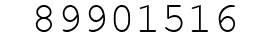 Number 89901516.
