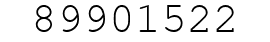Number 89901522.