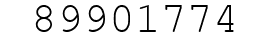 Number 89901774.