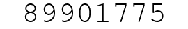Number 89901775.
