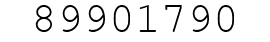 Number 89901790.