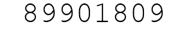 Number 89901809.