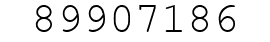 Number 89907186.