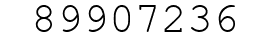 Number 89907236.