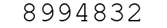 Number 8994832.