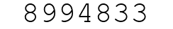 Number 8994833.