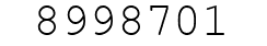 Number 8998701.