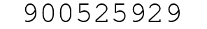 Number 900525929.