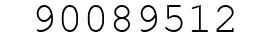 Number 90089512.
