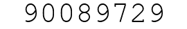 Number 90089729.