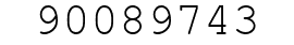 Number 90089743.