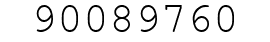 Number 90089760.