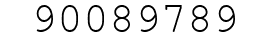 Number 90089789.