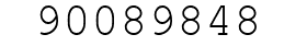 Number 90089848.