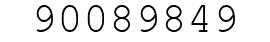 Number 90089849.