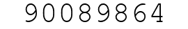 Number 90089864.