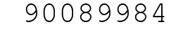 Number 90089984.