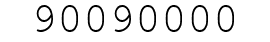 Number 90090000.