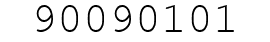 Number 90090101.