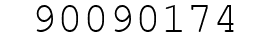 Number 90090174.