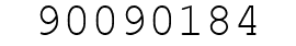 Number 90090184.