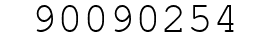 Number 90090254.