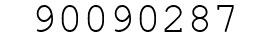 Number 90090287.
