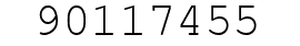 Number 90117455.