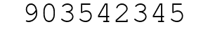 Number 903542345.