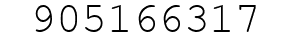 Number 905166317.